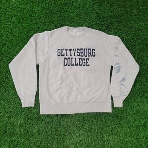 Vintage Y2K Gettysburg College Sweatshirt Womens Small 20x24 Baggy
